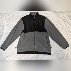 IZOD PerformX PFX Men's Fleece Gray And Black Jacket Size Large